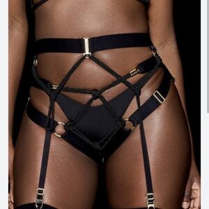 Honey Birdette Dominique suspenders size L/XL